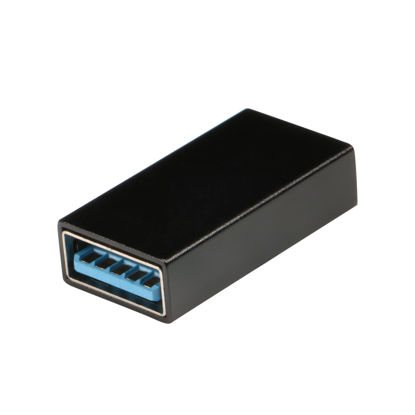 Picture of CLAVOOP USB to USB Adapter, USB 3.0 Female to Female Coupler Converter for Connecting 2 USB Male Ends Cord Extension Connector