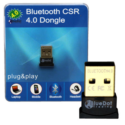 Picture of BlueDot Trading Mini Bluetooth Smart Low Energy Dongle Adapter, CSR 4.0 CSR4.0 Compliant, USB 2.0, for Windows 8 7 XP, Laptop Desktop PC