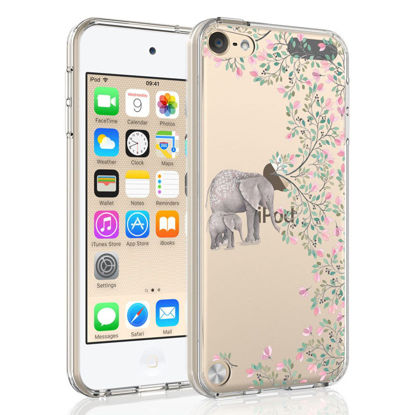 Picture of SYONER Clear Phone Case Cover for Apple iPod Touch 2019 / iPod Touch 7 / iPod Touch 6 / iPod Touch 5 [Elephant]