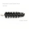 Picture of i-Laesh 100 Pcs Disposable Eyelash Brushes, Mascara Wands, Eye Lash Brush, Spoolies for Eyelash Extensions, Spoolie Eyebrow Eyeshadow Brow Makeup Supplies Kit Cleansing Glitter Applicator Tool Accessories Bristle (Crystal Black)