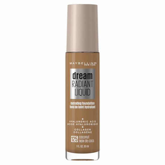Picture of Maybelline New York Dream Radiant Liquid Medium Coverage Hydrating Makeup, Lightweight Liquid Foundation, Coconut, 1 Count