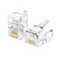 Picture of LanSenSu 25 Pack RJ11 Plug 6P4C Phone Modular Telephone Cord Connector Adapter Crimp