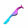 Picture of EIAKE False Eyelashes Applicator Tool Eyelash Extension Tweezers Remover Clip Tweezers Nipper (Two Tone Color)