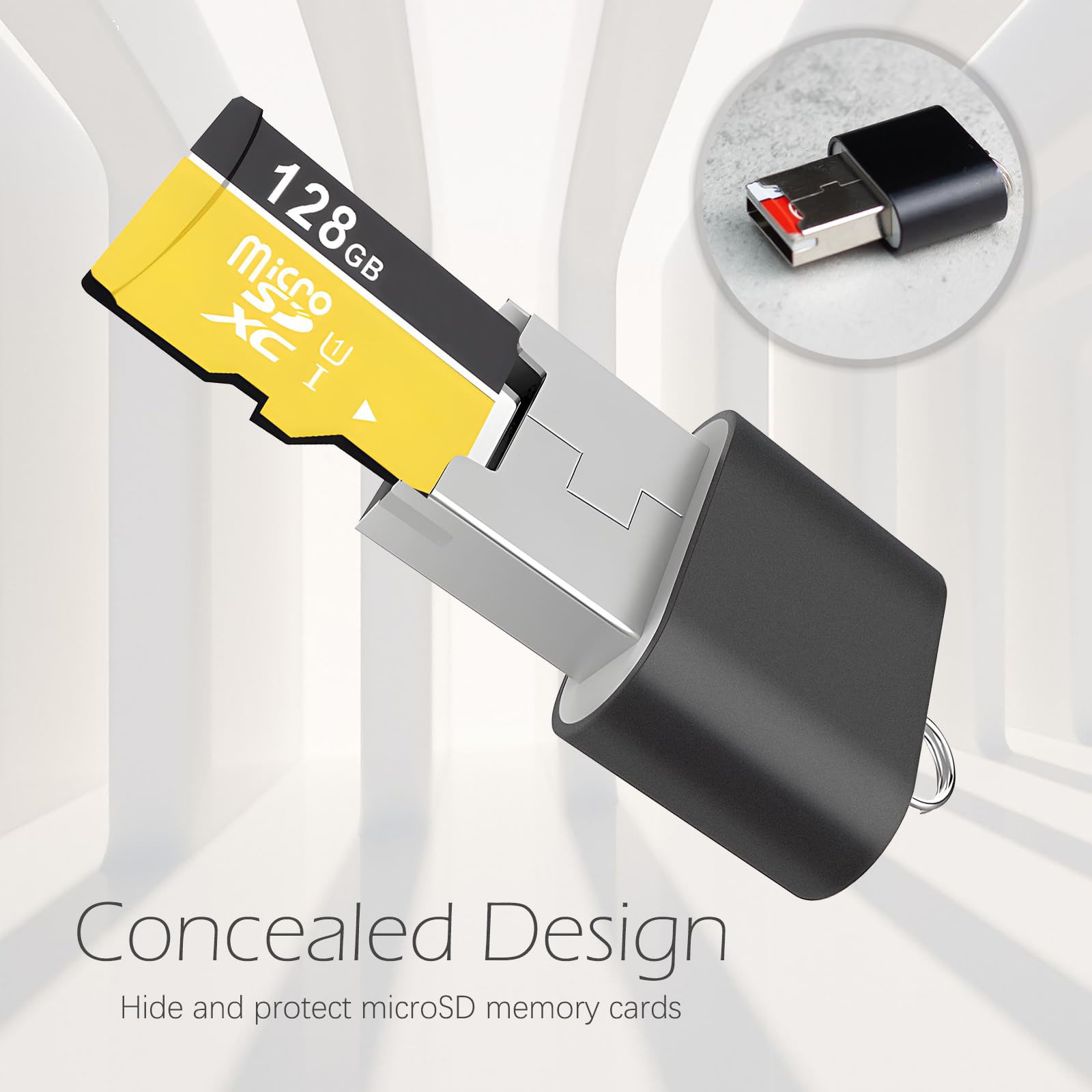 GetUSCart- [3 Pack] Card Reader for Android,Micro SD Card to USB ...