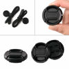 Picture of ZZJMCH 2 Pack 37mm Center Pinch Front Lens Cap Compatible with Olympus Canon Nikon and Other Brand of Lenses with 37mm Filter Thread, Replaces Olympus LC-37B Front Lens Cap