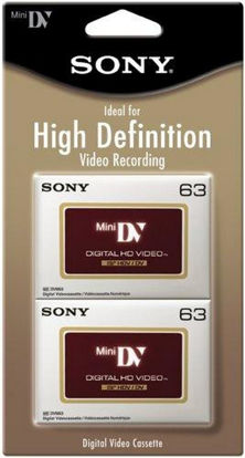 Picture of Sony DVM63HDR/2 High Definition Minidv Videocassette - 2 Pack