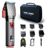 Picture of FADEKING® Professional Hair Clippers for Men - Cordless Barber Clippers for Hair Cutting, Rechargeable Hair Beard Trimmer for Men with LED Display & Quality Travel Case, Gifts for Men
