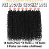 Picture of Fulcrum Goddess Locs Crochet Hair 22 Inch, 8 Packs New Goddess Faux Locs Crochet Hair for Black Women, River Locs Crochet Hair with Curly Ends (22Inch (Pack of 8), 1B#)