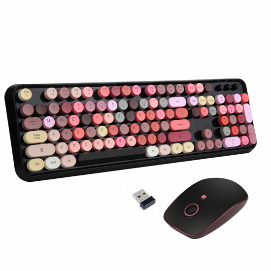 GetUSCart- Letton USB Retro Typewriter Keyboard, Wireless Full Size ...