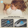 Picture of Wireless Keyboard and Mouse Combo: 2.4Ghz Cordless Silent Keyboard Mouse Set, Rechargeable Slim Quiet Full Size Keyboard with 3 DPI Adjustable Mouse, Thin Sleek Design for Windows
