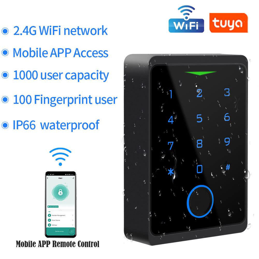 GetUSCart BSTUOKEY WiFi Access Control Keypad,Fingerprint Controler