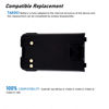 Picture of TAKOCI (2Pcs) Replacement Battery for ICOM BP-264 BP264 IC-F3001 IC-F4001 IC-T70 IC-F3101D IC-F4210D IC-F3102D C-F4003 IC-V80