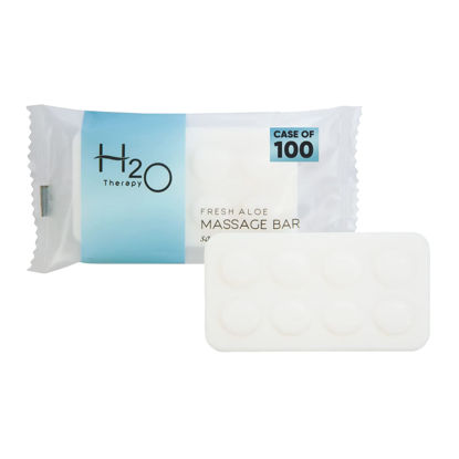 Picture of 1-Shoppe All-in-Kit H2O Massage Bar Soap, Travel Size Hotel Amenities, 1 oz (Case of 100)