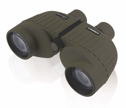 Picture of Steiner Military-Marine Series Binoculars, Lightweight Tactical Precision Optics for Any Situation, Waterproof, Green, 10x50