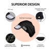 Picture of Hairbrella 100% Waterproof Rain Hat, Satin-Lined Cap, UV Sun Protection, Full Hair Coverage, Packable Travel Accessory (Blush) Nude