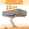 Picture of Moallia Laptop Stand with 360 Rotating Base, Computer Notebook Laptop Riser Metal Holder for Desk Collaborative Work, Fully Foldable for Easy Storage, Fits All MacBook, Laptops up to 16 inches