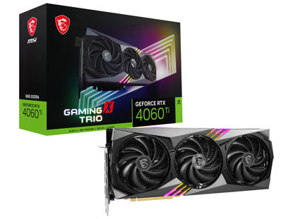 Picture of MSI Gaming GeForce RTX 4060 Ti 8GB GDRR6 128-Bit HDMI/DP Nvlink TORX Fan 4.0 Ada Lovelace Architecture Graphics Card (RTX 4060 Ti Gaming X Trio 8G)