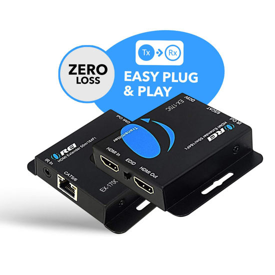 Orei EX-170C – Extender HDMI Su CAT5/CAT6 Con Loop Out E IR Fino A 40m Per Full HD 1080p - 3