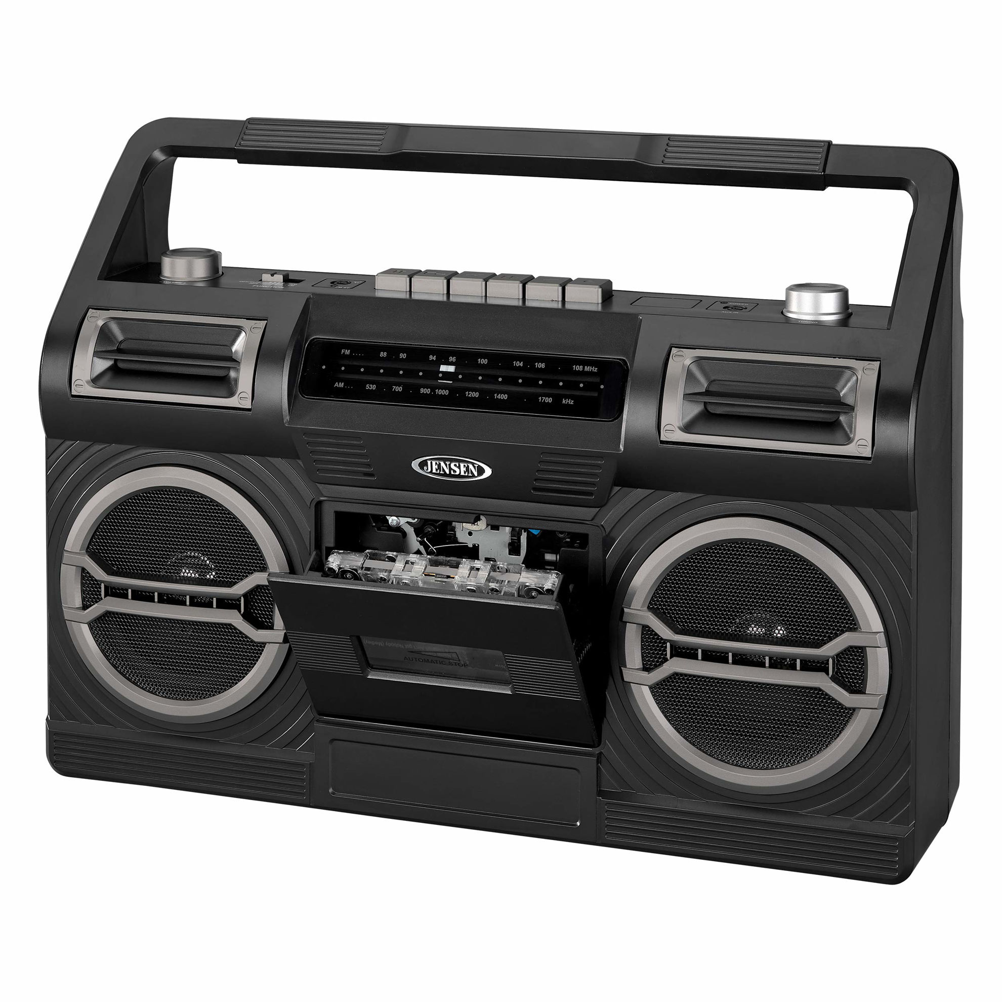GetUSCart Jensen MCR500 Portable AM/FM Radio with Cassette Player