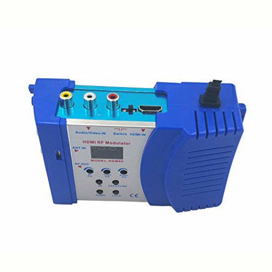 Picture of Tiamu Sdr HDM69 Digital RF Modulator AV to RF Converter VHF UHF PAL/NTSC Standard Portable Modulator-US Plug