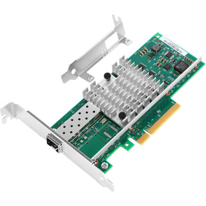 Picture of 10Gb NIC PCI-E Network Card for Intel X520-DA1(Intel E10G42BTDA), with Intel 82599EN Controller, Single SFP+ Port, 10G PCI Express Ethernet LAN Adapter Support Windows Server/Linux/VMware