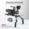 Picture of SmallRig Universal LWS Baseplate Compatible with DSLR and Mirrorless Camera Cages, Comes with Dual 15mm Rod Clamp - 3357