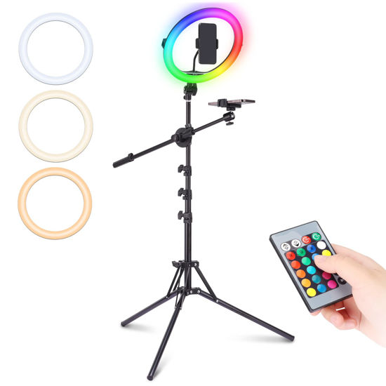 GHWMYD Dual Ring Light with Stand Flexible Arm Zoom Light Desk Ring Light  Selfie Lights with Phone Holder Computer Portable Selfie Lights for  Conferencing Zoom Meetings Streaming Lighting Makeup - Yahoo Shopping