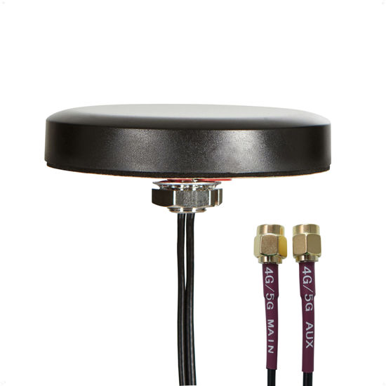 Picture of Proxicast Ultra Low Profile MIMO 4G / 5G Omni-Directional Screw-Mount Puck Antenna for Verizon, AT&T T-Mobile (and Others) Modems & Routers with SMA External Antenna Jacks (ANT-122-S02)