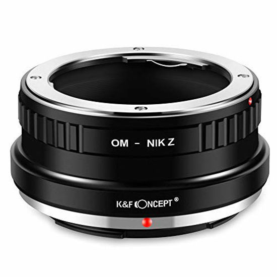Picture of K&F Concept Lens Mount Adapter for Olympus OM Mount Lens to Nikon Z6 Z7 Camera