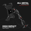 Picture of Industrial Metal Drill Base Tablet Mount - By TACKFORM [Enduro Series] - iPad Holder for wall or truck. ELD Mount | Compatible with iPad Mini, IPad Pro 12.9, Galaxy S, Surface Pro & Switch
