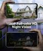 Picture of Security Cameras Wireless Outdoor, 1080P WiFi Camera Outdoor Wireless w/Color Night Vision, AI/PIR Detection, 2-Way Talk, Cloud/SD, Weatherproof, Battery Powered Outdoor Cameras for Home Security