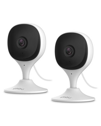 Picture of Imou Home Security Camera 2 Pack 1080P Baby Monitor with Night Vision, 2-Way Audio, Human Detection, Sound Detection, Plug in WiFi Indoor Camera Dog Cam with App, 2.4G Wi-Fi Only, Works with Alexa
