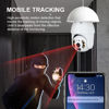 Picture of EVERSECU 2K 4MP Light Bulb Security Camera, Outdoor Waterproof, 360° View, 2.4G WiFi&Wireless, Motion Detection, Auto Tracking, 2 Way Audio, Color Night Vision, Work with Alexa Google, Siren Alarm