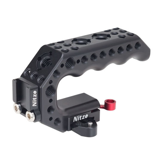 Picture of Nitze Lil Stinger Handle NATO Handle Mini Camera Top Handle with Multiple Threaded Holes, NATO Rail and Cold Shoe Adapter - PA28M-AK