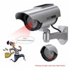 Picture of AlfaView Solar Powered Bullet Dummy Fake Surveillance Camera Security CCTV Dome Camera with LED Flashing Light for Outdoor/Indoor,Home/Business
