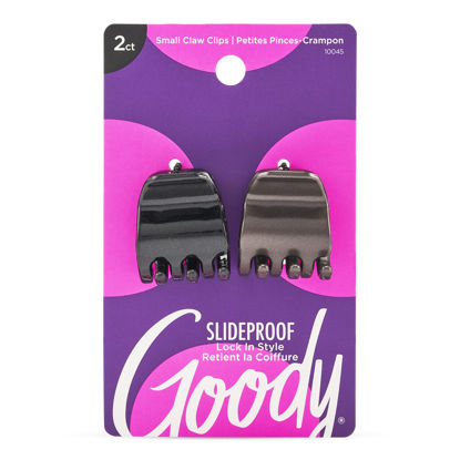 Picture of Goody Classics Mini Claw Clips - All Hair Types - Great for Easily Pulling Up Your Hair - Pain-Free Hair Accessories for Women, Men, Boys & Girls