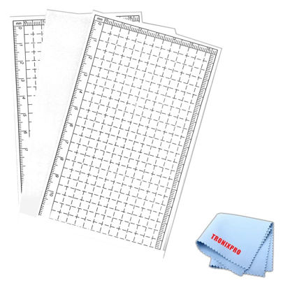 Picture of 3 Universal 5" Screen Protectors for Digital Cameras, Camcorders and Cell Phones. For Pentax, Nikon, Sony, JVC, Panasonic, Canon, Fuji, Olympus, LG, HTC, Apple, iPhone, Samsung, Nexus + Microfiber Cloth