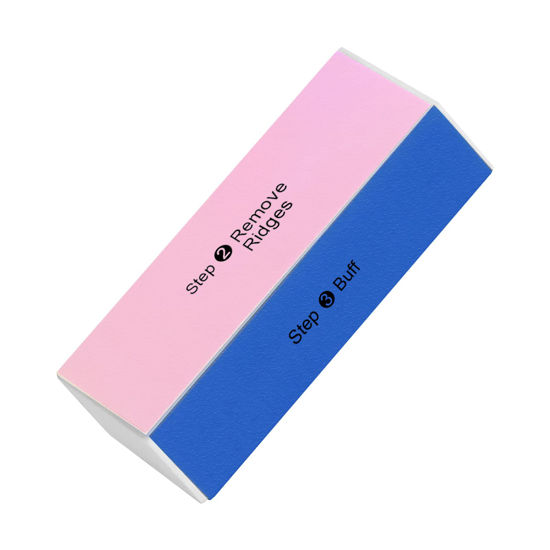 Picture of Soft 'N Style 4 Way Shiny Block / 4 Step Buffing Block Shine Nail Buffer (3PCS)