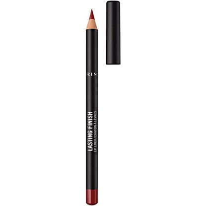 Picture of Rimmel Lasting Finish 8HR Lip Liner, 580 Bitten Red, Pack of 1