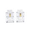 Picture of SMITON 100PACK Telephone Plug 6P2C RJ11 Modular Plug (6/2, Telephone Cord Connector)