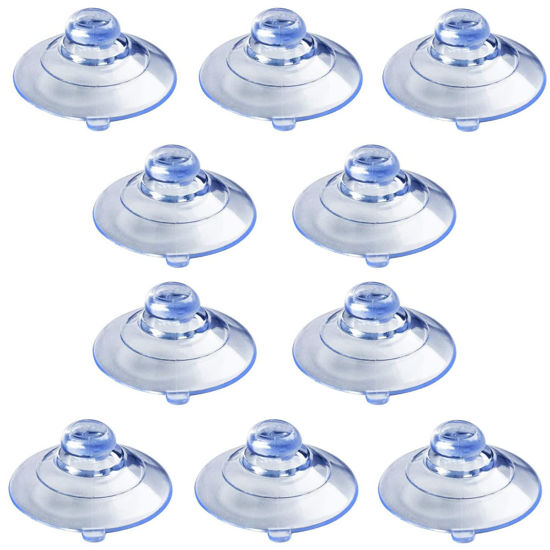 Picture of ZZRANYE 10 Pcs EZ Pass Holder Suction Cup, Radar Detectors Suction Cups, Compatible with AutoBoxClub Mount Clear Cobra Escort and Beltronics Radar Detector Mount
