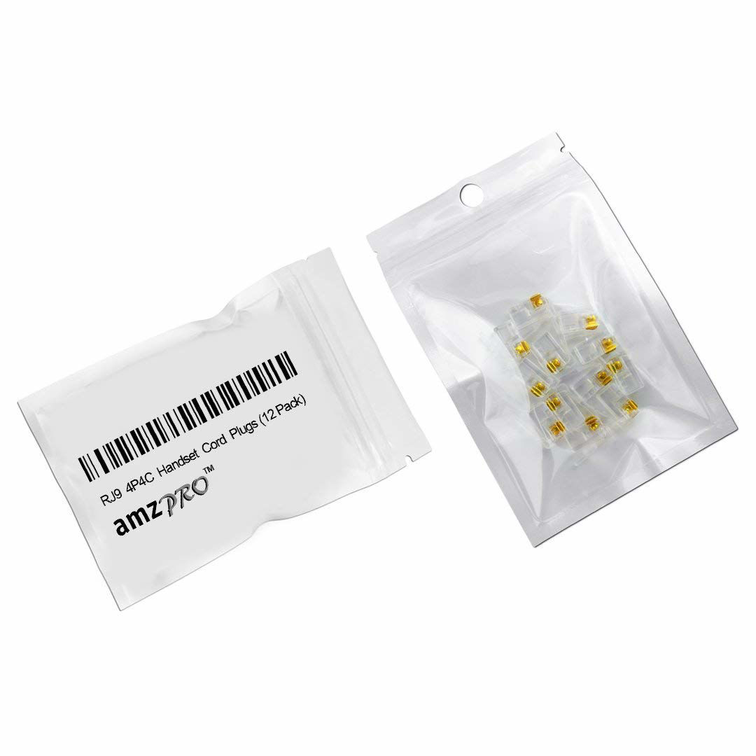 GetUSCart- RJ9 4P4C 50 Micron Thick Gold Plating Telephone Handset Cord ...