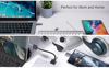 Picture of USB C to USB Adapter - Pack of 2 USB C to USB A Adapters - Male to Female USB C Power Adapter - Type-C Adapter for Mouse, Keyboard, Flash Drive, Phone, Tablet - Compatible with MacBook, iPad
