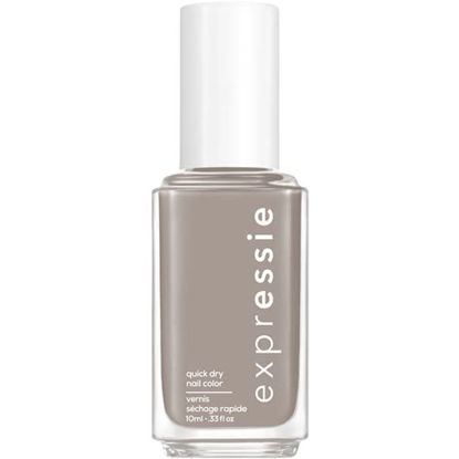 Picture of Essie expressie, Quick-Dry Nail Polish, 8-Free Vegan, Soft Gray, Binge-Worthy, 0.33 fl oz
