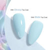 Picture of GAOY Pastel Gel Nail Polish, 16ml Baby Blue Soak Off UV Light Cure Gel Polish for Spring Summer Soft Candy Nail Art DIY, Macaron 1587