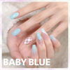 Picture of GAOY Pastel Gel Nail Polish, 16ml Baby Blue Soak Off UV Light Cure Gel Polish for Spring Summer Soft Candy Nail Art DIY, Macaron 1587