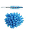 Picture of i-Laesh 100 Pcs Crystal Eyelash Brush Mascara Wands Disposable Eyebrow / Lash Brushes for Eyelashes Extensions Eye Makeup Kit Lashes Applicator Tool Spoolies (Crystal Blue)