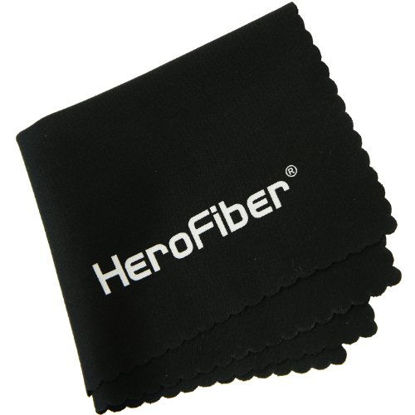 Picture of HeroFiber Ultra Gentle Cleaning Cloth for Cameras, Lenses, Smart Phones, Tablets, Gems and All Other Delicate Items (Black)