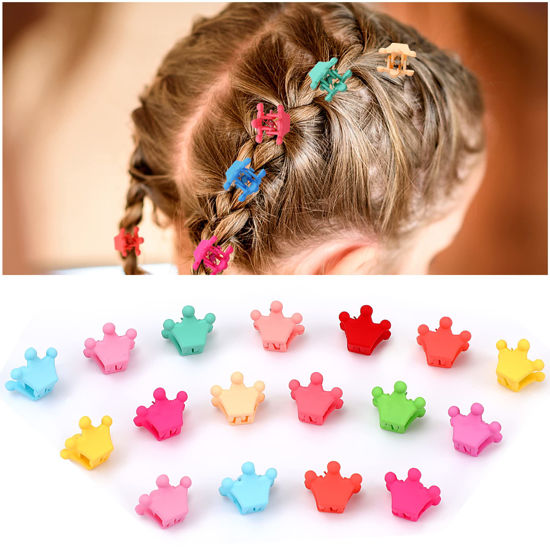 Big Box 12 Mini Korean Claw Small Hair Claw Clips Durable Mini Jaw Clip  Non-slip Hair Clips Black and Brown Colors Fixed Bangs Decoration Hairstyle  : Amazon.in: Beauty