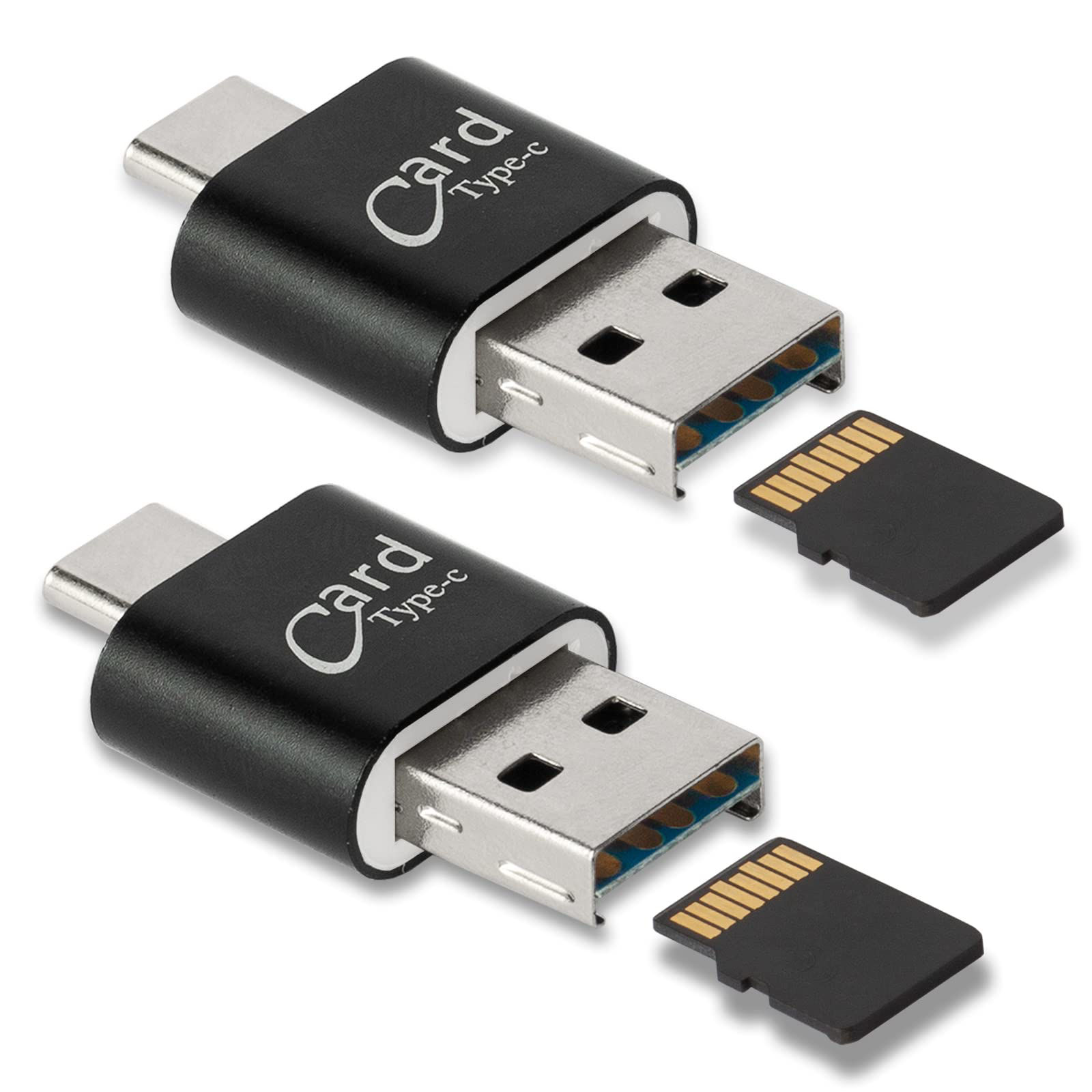 GetUSCart [2 Pack] Micro SD Card Reader for Android Phone,Micro SD